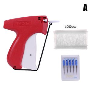 1Set 1000 X 3" Barbs + 5 Needles Set Machine Clothes Garment Price Label Tagging Tag Gun