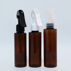 Storage Bottles 30pc 100ml 120ml 150ml Empty Plastic Brown Trigger Spray Bottle Liquid Containers For Watering House Cleaning Household