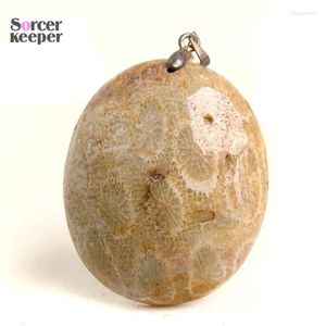 Подвесные ожерелья коралловый нефрит натуральный хризантемм каменные ключицы -свитер