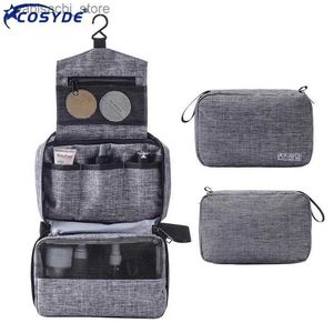 Cosmetic Bags Hanging Women Men Travel Waterproof Cosmetic Bag Large Toilet Kit Neceser Mujer Toiletries Organizador Woman Wash Makeup Pouch L49