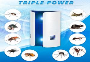 Brottyp Multifunktion Ultraschall elektronischer Repeller Repels Mäuse Bettwanzen Mücken Spinnen Insektenschutzmörder T1912039249541