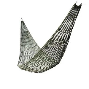 Campmöbel Grün tragbarer Outdoor Sport Hängematte Cam Mesh Net für Garden Beach Yard Travel Swing Hanging Bett Ablieferung Sport Otkyo