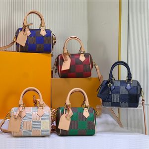 Модная мини -тота -сумки дизайнер кошелек женская сумочка высокая качество пакета кожа кросс -подушка бостонская сумка женская сумочка