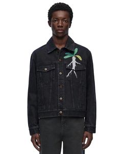 Lowe X Suna Fujita Anagram varumärke denim jacka designer lyxig gåva födelsedag valentiines tacksägelse xman007 butik