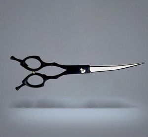 Ножницы для волос 65 дюймов влево и вправо 440c японская нержавеющая сталь изогнутая лезвия Dog9747545