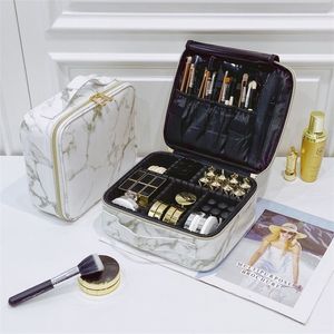 Pędzel Makeup Bag Travel Professional Kobiety kosmetyczne obudowa kosmetyczna duża pojemność makijaż niezbędna wodoodporna torba kosmetyczna 220607264R