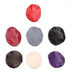 Chair Covers PU Leather Cover Pump Stool Slipcover Protector Beauty Salon Seat Cushion Sleeves El Home Restaurant Red