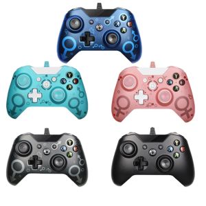 GamePads Wired GamePad för X Box One Controller USB Wired Joystick för X Box One Console Wins 7 8 10 Game Controller med hörlurar Jack