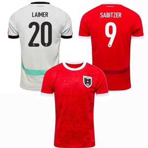 2024 2025 Österreich Soccer Trikots Alaba Baumgartner Danso Schlager Grillitsch Seiwald Laimer Sabitzer Posch Wimmer Nationalmannschaft 24 25 Fußballhemden