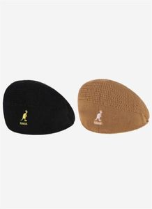 Summer Kangol Kangaroo Flat Top Fisherman Hat Visor Basin Hat Fashion Wild Cotton Tyg Män och kvinnor Flat Top tyg Hat Q07032481317172