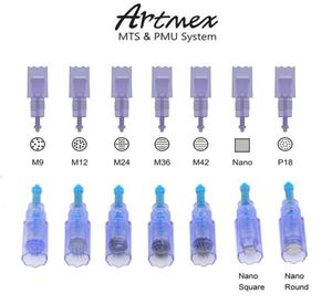 Cartuccia MTS Ago per ArtMex V9 V8 V6 V3 Macchina per trucco semi permanente Derma Pen Microneedle M9 M12 M24 M36 M42 Nano Needles4116679