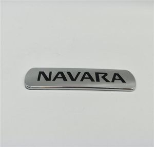 För Nissan Navara bakre bakre logotypen Emblem Frontier Pickup D21 D22 D23 D40 Sidan Dörr Chrome Namnplatta3512875