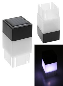 Solar LED Post Cap Light 2x2 Night Lamp Square Solar Powered Pillar Lights For Wrought Iron Fencing Front Yard Backyards Gate Land3818427