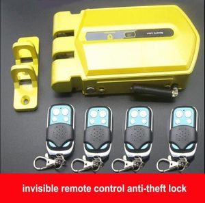 Elektronisk osynlig låsning med fjärrkontrollerMart Security Antitheft Lock Indoor Install Suit for HomeImportant Door7232885