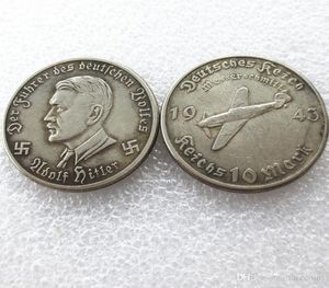 H06GERMANY Pamiątkowe monety 1943 Monety kopiuj mosiężne ozdoby rzemieślnicze 4051818