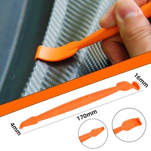 Biltillbehör Micro Stick Squeegee Curve Slot Tucking Tool Vinyl Stickers Scraper Spatula Edge Detaling Auto Window Tint Kit