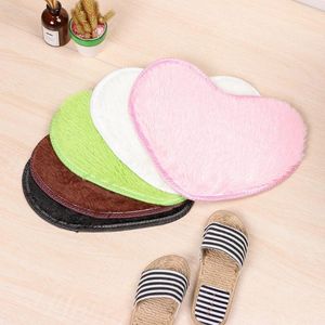 Carpets 40cmx28cm Bathroom Mats Memory Foam Bath Rug Heart Soft Water Absorption Toilet Floor Doorway