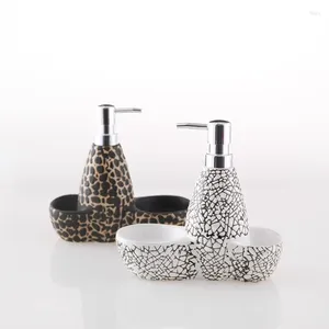 Liquid Soap Dispenser European Creative Hand Sanitizer Bottle Shampoo Dusch Gel Press Bath Accessories Ceramic Lotion