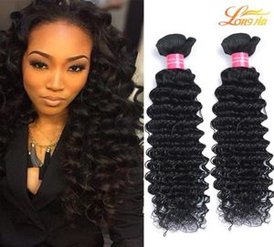 Billig 7A Brasilianische menschliche Haare Deep Wave Bündel Indian Hair Extension Hochwertiges brasilianisches jungfräuliches menschliches Haar Deep Gewebe Natur 7322953