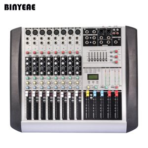 Микшер HX802 Миксельный консоль 8 каналов DJ Audio Remote Mixer Mezcladora de DJ