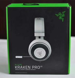 Razer Kraken Pro v2 Наушена аналоговая игровая гарнитура, полностью повторная с микрофоном овального уха для ПК Xbox One и PlayStation 7729945