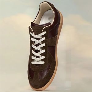 Обувь женская новая подлинная кожаная кожа одна шаг мужская обувь чистая оригинальная любимая туфли для туфли Dexun Мужская модная квартира MM6.
