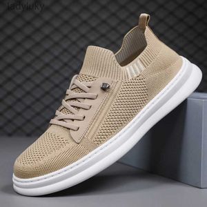 الأحذية الرياضية 2024 New Mens Mens Mesh Treasable Sports Shoes مريحة ناعمة متينة المشي مضاد للانزلاق خفيفة الوزن في الهواء الطلق الأحذية C240412