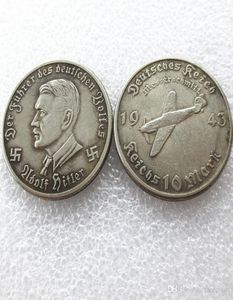 H06Germany Commemorative Coins 1943 Copy Coins Brass Craft Ornaments7877311