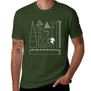 Erkek Polos Montessori Doodles T-Shirt Siyah Tişört Kısa Erkek Gömlek