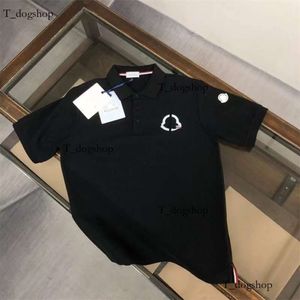 Mon Designer Polo Brand Shirts Men Polos Casual Mens Thirt Lettere Stampa Remoding Designer Man High Street Man Tee Polo T-Shirt 476