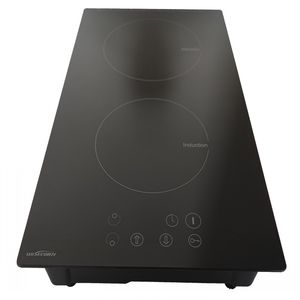 Fabryka OEM/ODM Budowa i stół Top Electric Hob Stove Black Glass 2 Plate Indukcja Cookstove I2v-05