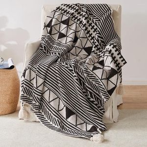 Blankets Bohemian Plaid Blanket For Outdoor Camping Boho Cover Throw Picnic Sofa Bed Decorative