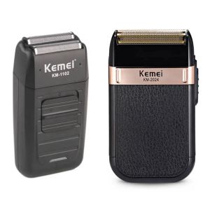 Shavers KM2024 MENERAL SHAVER MEN TWIN Blade مقاومة للماء المتبادلة اللاسلكية الحلاقة USB قابلة للشحن آلة حلاقة حلاقة