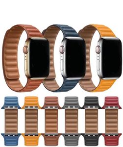 Watch IWATCHシリーズ3 5 4 SE 6バンド44mm 40mm 41mm 45mm 42mm 38mm磁気ループBracelet14057741963538のための本物の本物のストラップ