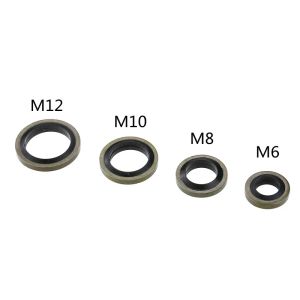 50pcs Motorcycle Banjo Bolt Washers Gaskets Rubber Pads Seals M6/m8/m10/m12 For Honda Yamaha Kawasaki Suzuki