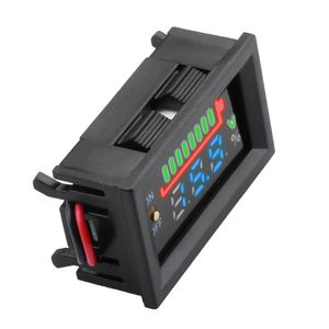 Wskaźnik poziomu ładowania akumulatora samochodowego 12V 24 V 36V 48 V 60 V 72V Pojemność miernika baterii litowej Tester Tester Tester LED Voltmeter