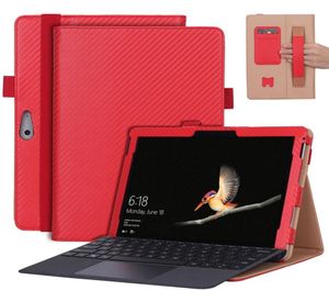 Luxury Business PU Leather Case Cover for Microsoft Surface Go 10 inch Tablet with Hand Holder Grip Shell Card Slots304Z7133799