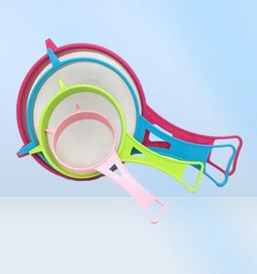 4st/set plasttråd finmaskoljesil sil sifter sikt colanders diy köksverktyg juice och sil matlagningsverktyg4418040