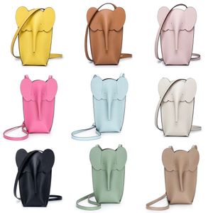 مصمم نساء anagram elephan bag womens crossbody الكتف حزام حقيبة يد حقيقية حقيقية من الجلد