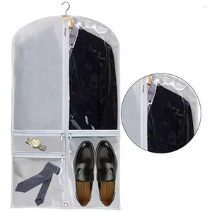 Storage Boxes Waterproof With Hanging Hole 4 Grids Dance Costume Garment Bag Household Stuffs