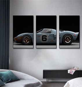 Klassisk muskelbilaffischer Ford Mustang Shelby Ford Canvas Målning Skandinavisk väggkonst Bild för vardagsrum Heminredning3374508