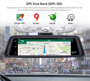 10"4G Rearview Mirror Car DVR 2+32GB 4CH Cameras Android 5.1 Octa Core Video Recorder ADAS GPS Auto Registrar Dash Cam