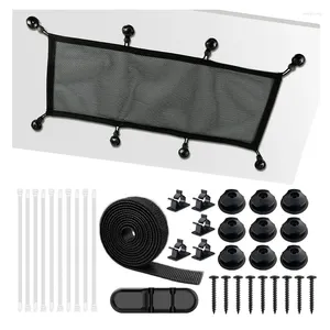 Stume di stoccaggio Gestione cavo Net Under Desk Kit Filo Core Organizer Invisible Hider Mesh Easy Installa