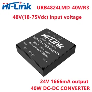 Forniture Hilink Nuovo interruttore DCDC Convertitore isolato Urb4824LMD40WR3 Step Down 40W 48V a 24V 1666MA Modulo di alimentazione LED di uscita IC