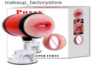 Masaż podwójne usta pochwa masturbacja masturbacja pochwa Prawdziwa cipka loda samca Mastrubatorzy Sex Toys for Man Ssanie SEXTOYS4512845