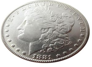 90 Silver US Morgan Dollar 1881PSOCC NEWOLD COLOR CRAJNY Kopia Monety Mosiężne ozdoby domowe Dekoracja Akcesoria 2657135