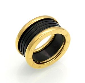 Любовь мужчина кольцо дизайна модные ювелирные украшения женщины винтовое кольцо 316L из нержавеющей стали роскошной дизайнер классики Lovers Gold Rose Silver Rings D8620811