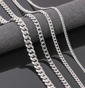 Vriua Largura 4569mm 1826 polegadas Personalizar comprimento mens de alta qualidade Stainls Colar de aço Curb Chain Link Chain Jewerly5742310