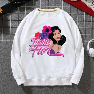 Men's Hoodies Cartoon Vintage 90s SELENA QUINTANILLA Spring Autumn Male Casual Sweatshirts Sweatshirt Tops