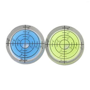 Measuring Tools Acrylic Bubble Level Surface Wear-resistant Meter Highly Translucent Tool Round Circular 2Pcs 32mm